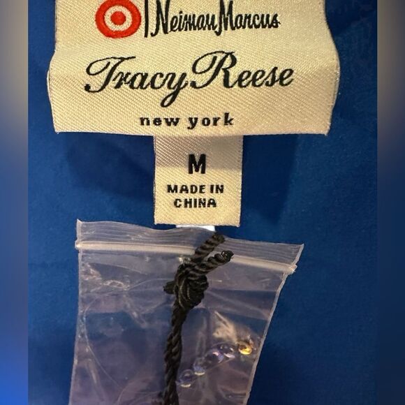 Tracy Reese for Neiman Marcus Target Brown Blue Sequin Lined Sleeveless Top Sz M - Picture 4 of 9